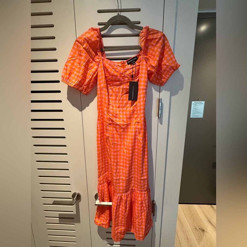 Gingham summer dress